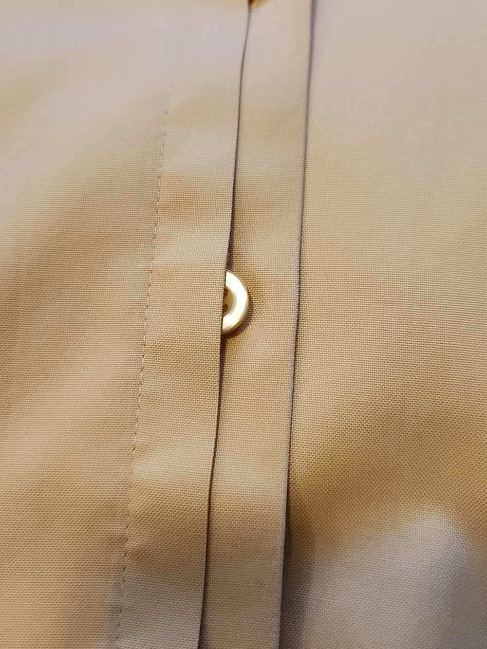 Chico's Soft Buttercup Yellow Button-Front Shirt No Iron 100% Cotton Size Large - Picture 11 of 11